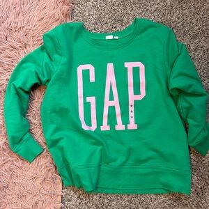 GAP Bright Green Crewneck